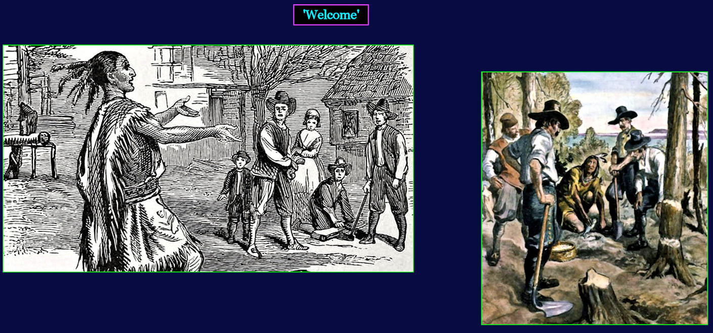 Squanto, Indian translator, 1621